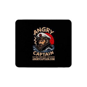 Angry Captain Mouse Pad