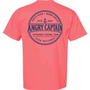 Angry Captain Short Sleeve Tee