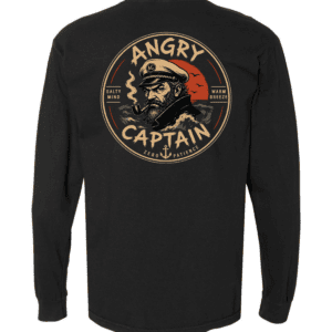 Angry Captain Long Sleeve Tee