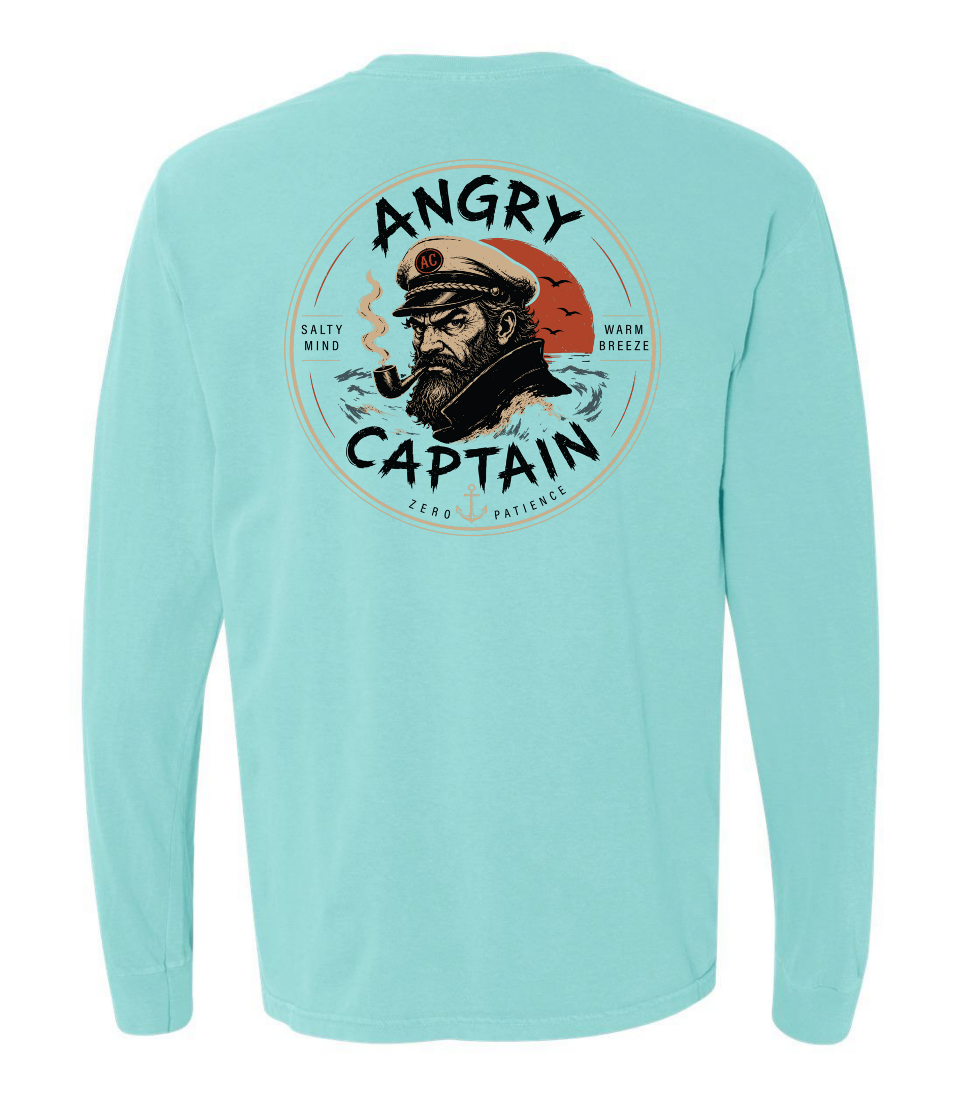 Angry Captain Long Sleeve Tee - Image 9
