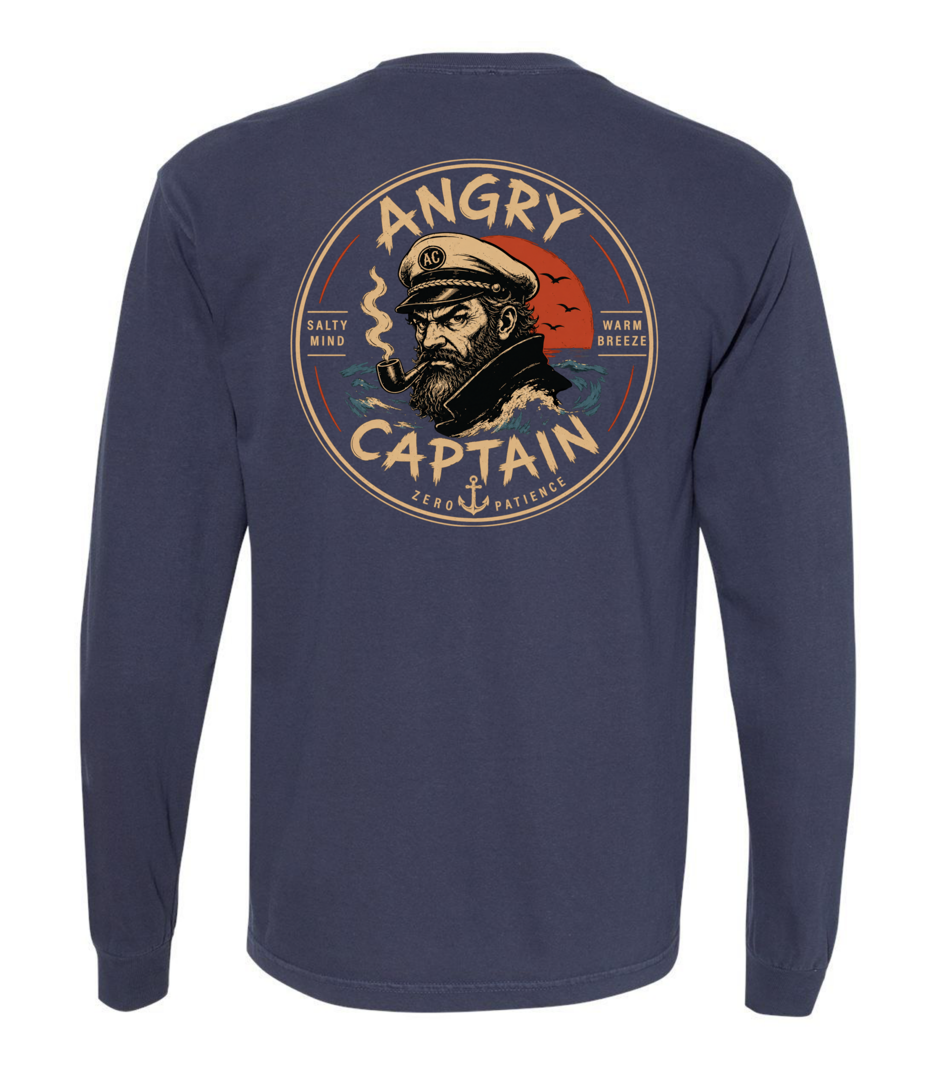 Angry Captain Long Sleeve Tee - Image 13