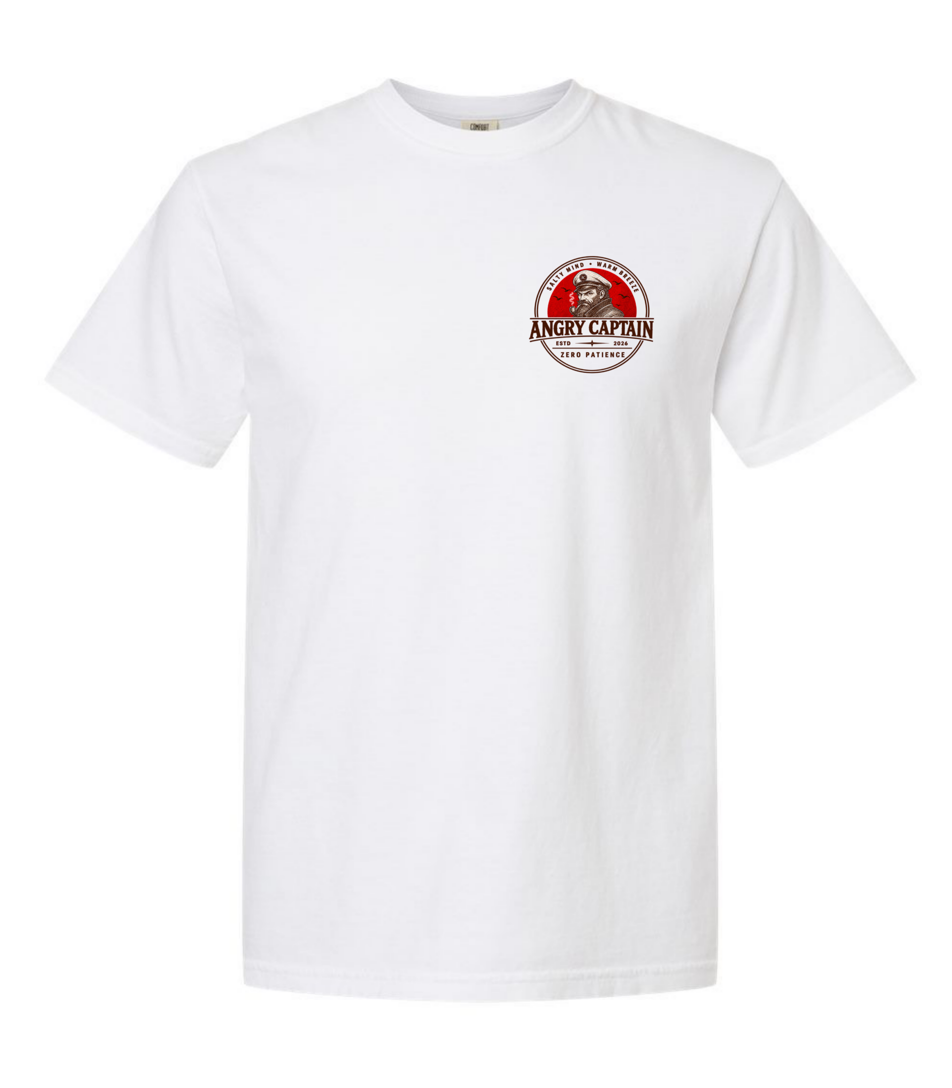 Angry Captain Short Sleeve Tee - Image 2