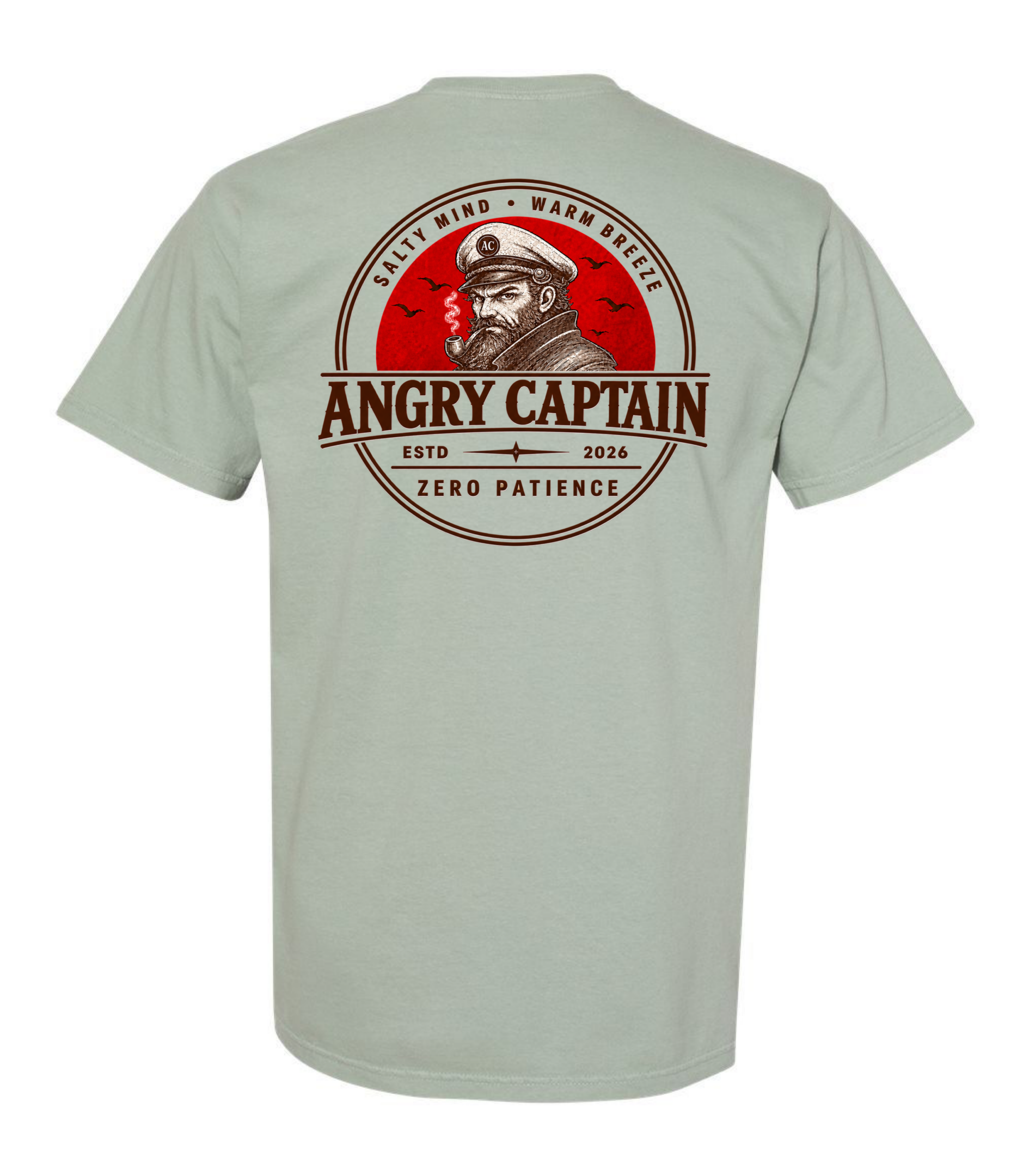Angry Captain Short Sleeve Tee - Image 5